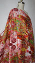 100% Linen - 'Our Riviera' | Pink & Orange